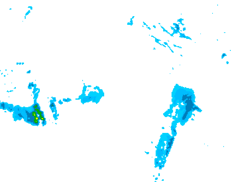 GDPS precipitation 186 hour forecast chart for Canada based on 2025/12/21 0000Z data