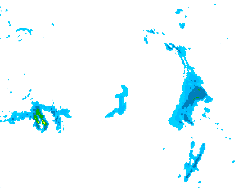 GDPS precipitation 198 hour forecast chart for Canada based on 2025/12/21 0000Z data