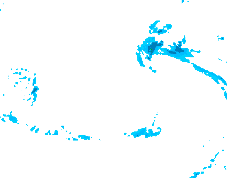 GDPS precipitation 234 hour forecast chart for Canada based on 2025/12/21 0000Z data