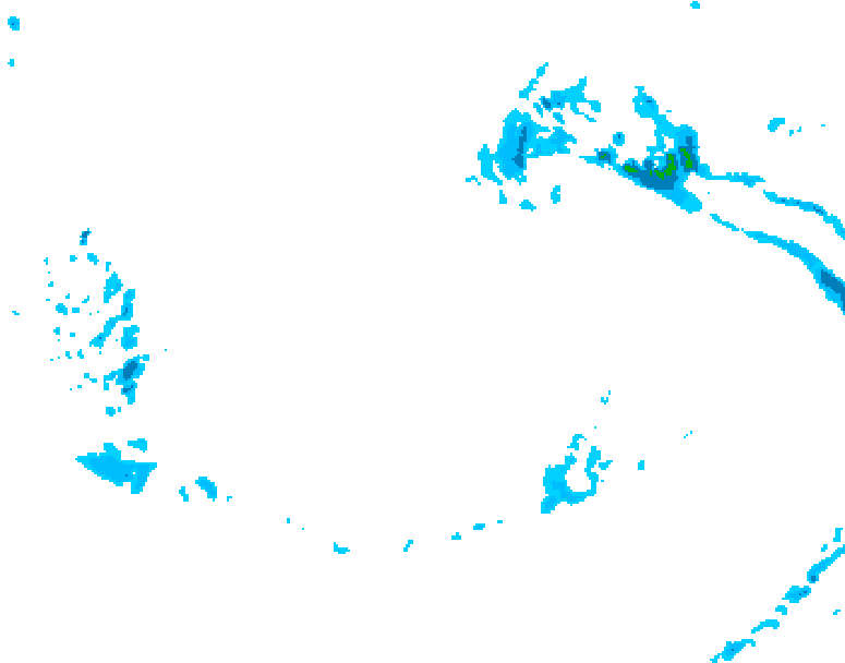 GDPS precipitation 240 hour forecast chart for Canada based on 2025/12/21 0000Z data