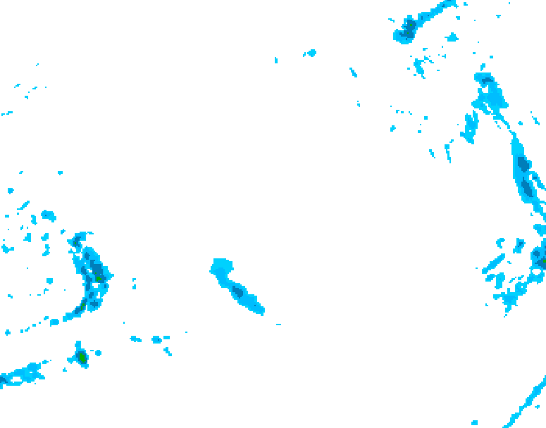 GDPS precipitation 036 hour forecast chart for Canada based on 2025/12/21 1200Z data