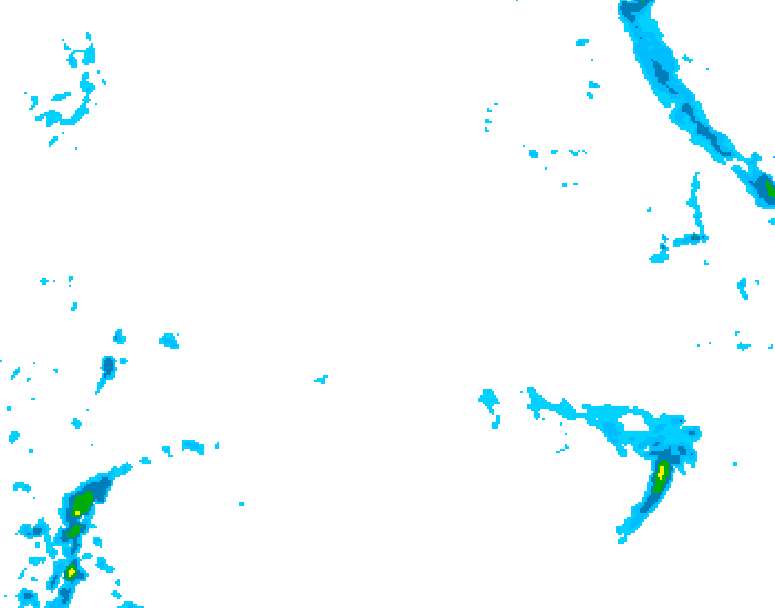 GDPS precipitation 060 hour forecast chart for Canada based on 2025/12/21 1200Z data