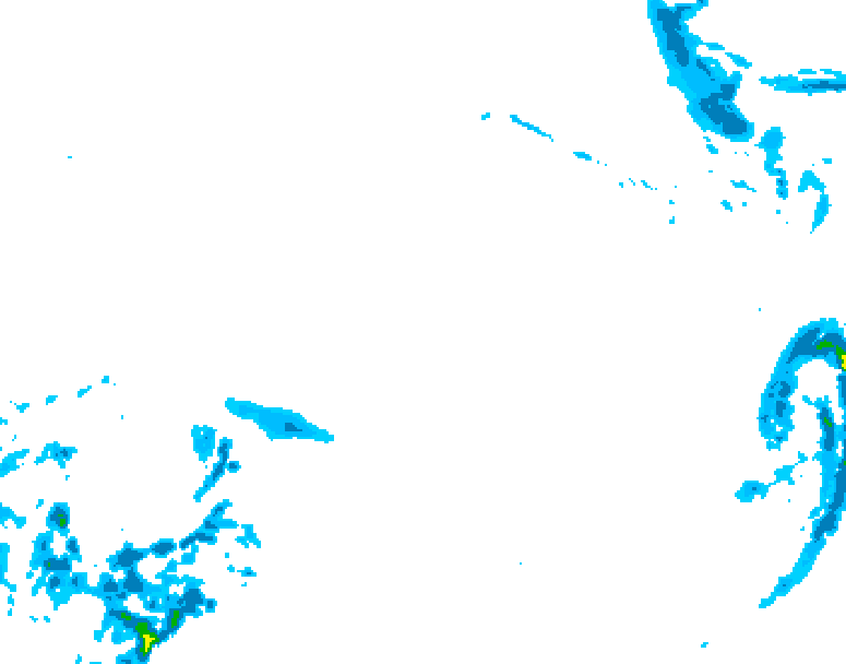 GDPS precipitation 084 hour forecast chart for Canada based on 2025/12/21 1200Z data