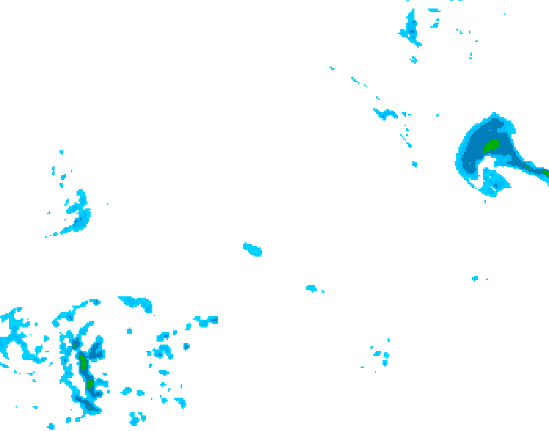 GDPS precipitation 108 hour forecast chart for Canada based on 2025/12/21 1200Z data