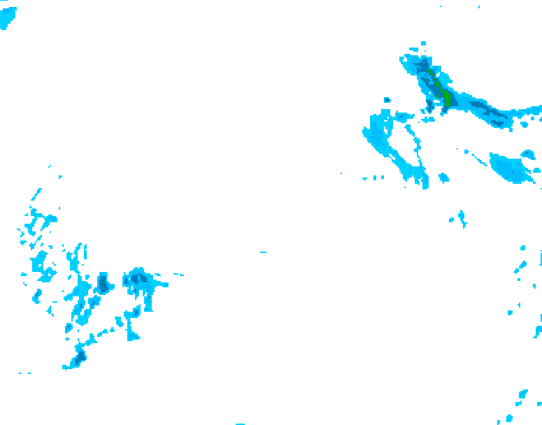GDPS precipitation 228 hour forecast chart for Canada based on 2025/12/21 1200Z data