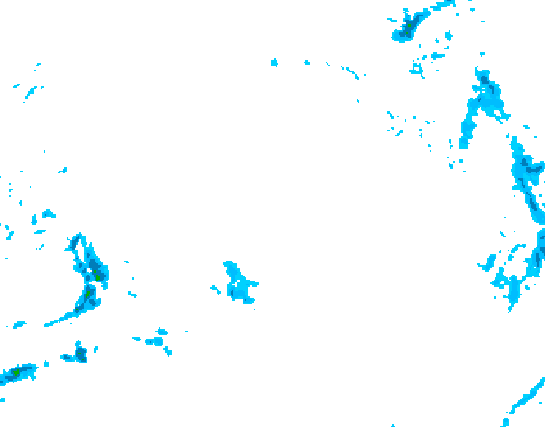 GDPS precipitation 024 hour forecast chart for Canada based on 2025/12/22 0000Z data