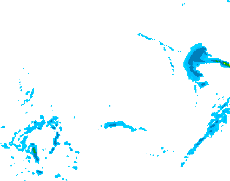 GDPS precipitation 102 hour forecast chart for Canada based on 2025/12/22 0000Z data