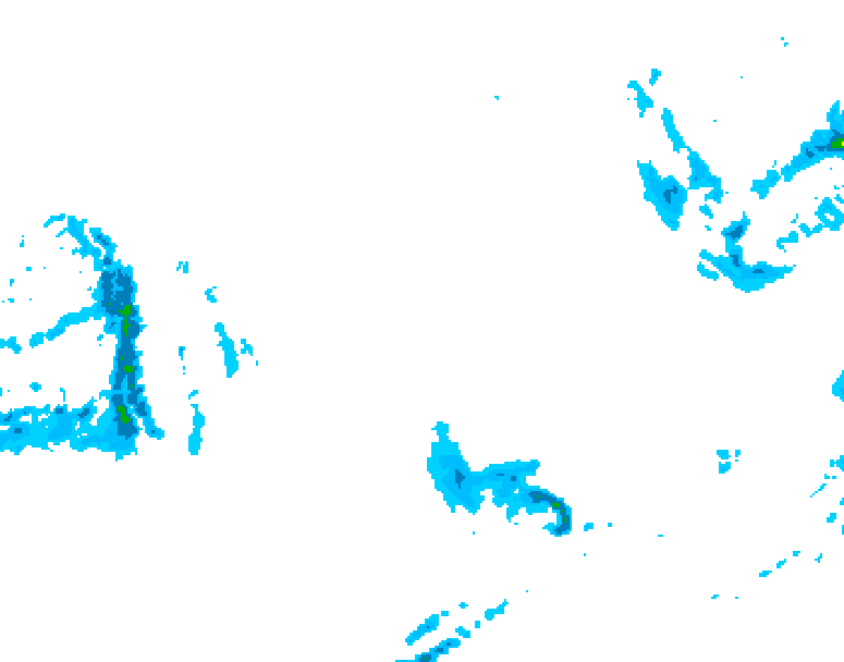 GDPS precipitation 156 hour forecast chart for Canada based on 2025/12/22 0000Z data