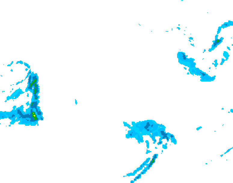 GDPS precipitation 162 hour forecast chart for Canada based on 2025/12/22 0000Z data