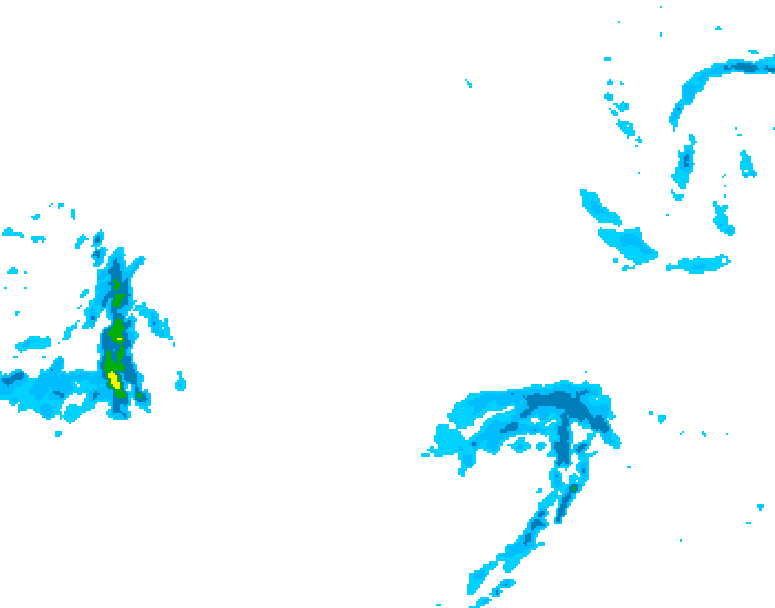 GDPS precipitation 168 hour forecast chart for Canada based on 2025/12/22 0000Z data