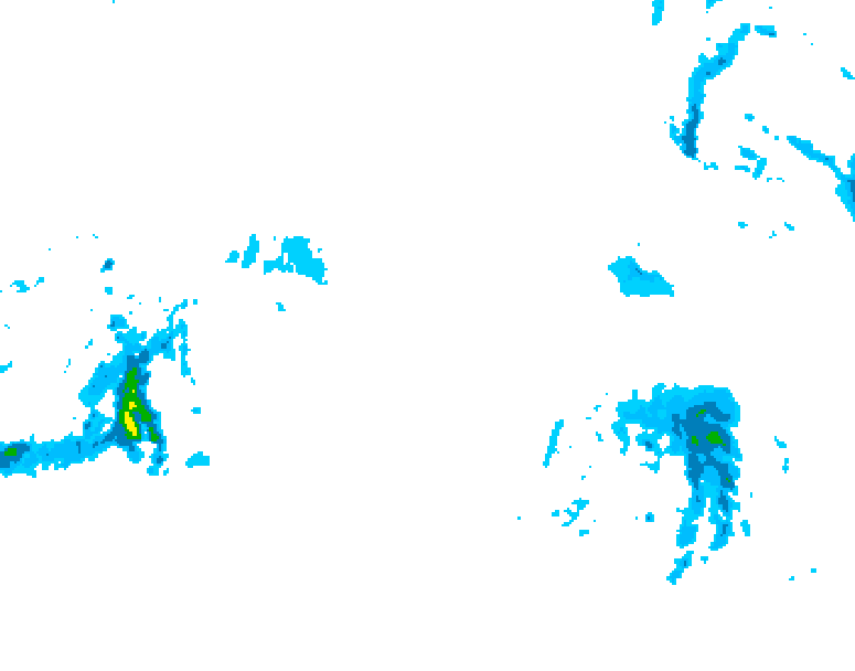 GDPS precipitation 180 hour forecast chart for Canada based on 2025/12/22 0000Z data