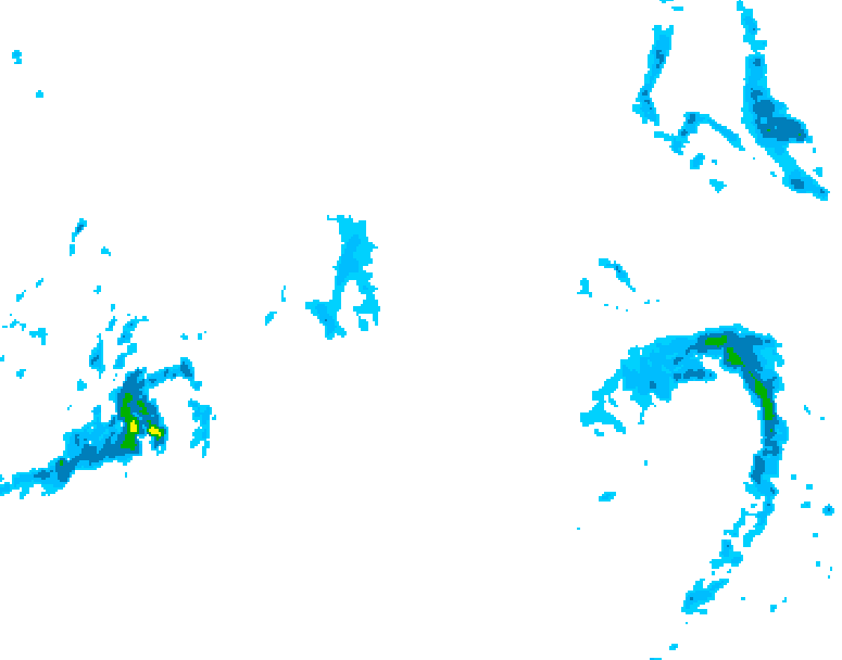 GDPS precipitation 192 hour forecast chart for Canada based on 2025/12/22 0000Z data