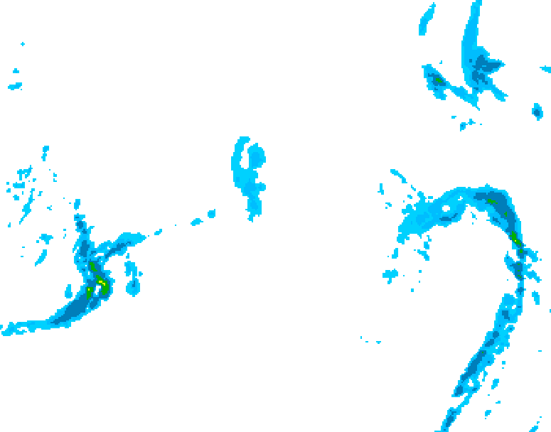 GDPS precipitation 198 hour forecast chart for Canada based on 2025/12/22 0000Z data