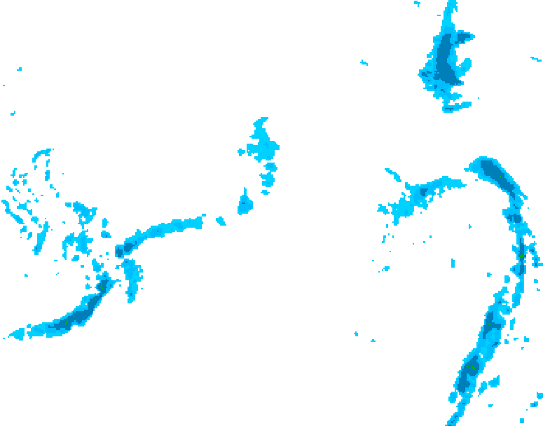 GDPS precipitation 204 hour forecast chart for Canada based on 2025/12/22 0000Z data