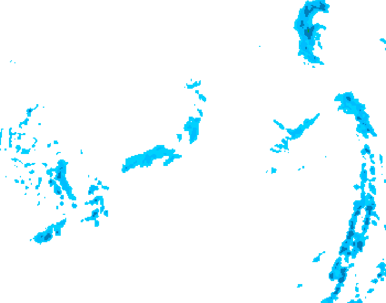 GDPS precipitation 210 hour forecast chart for Canada based on 2025/12/22 0000Z data