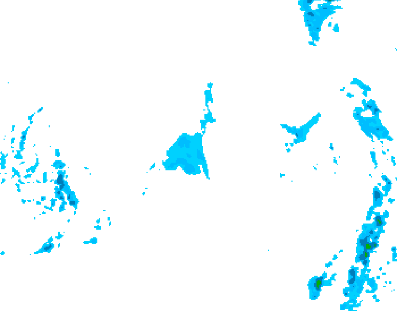 GDPS precipitation 216 hour forecast chart for Canada based on 2025/12/22 0000Z data