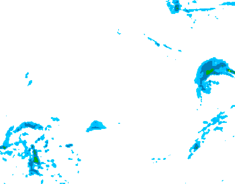 GDPS precipitation 084 hour forecast chart for Canada based on 2025/12/22 1200Z data