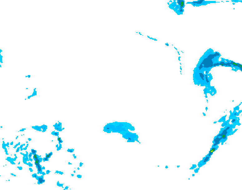 GDPS precipitation 090 hour forecast chart for Canada based on 2025/12/22 1200Z data
