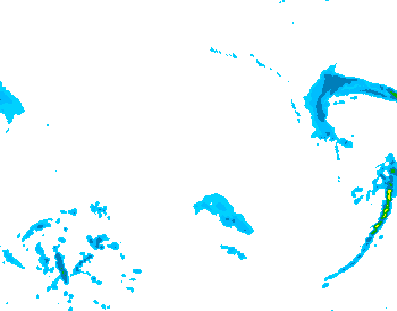 GDPS precipitation 096 hour forecast chart for Canada based on 2025/12/22 1200Z data