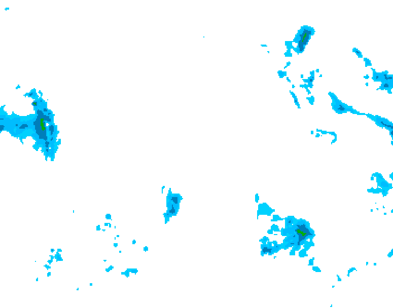GDPS precipitation 114 hour forecast chart for Canada based on 2025/12/22 1200Z data