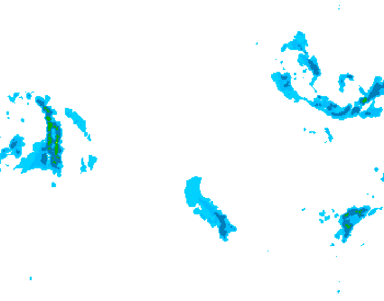 GDPS precipitation 132 hour forecast chart for Canada based on 2025/12/22 1200Z data
