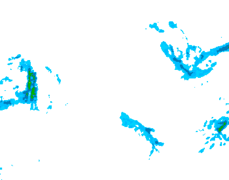 GDPS precipitation 138 hour forecast chart for Canada based on 2025/12/22 1200Z data
