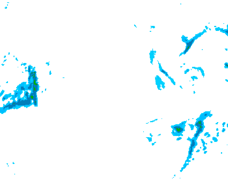 GDPS precipitation 162 hour forecast chart for Canada based on 2025/12/22 1200Z data