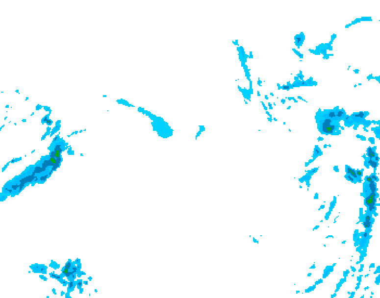 GDPS precipitation 186 hour forecast chart for Canada based on 2025/12/22 1200Z data