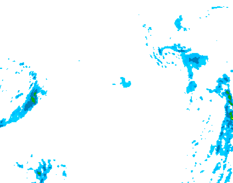 GDPS precipitation 192 hour forecast chart for Canada based on 2025/12/22 1200Z data