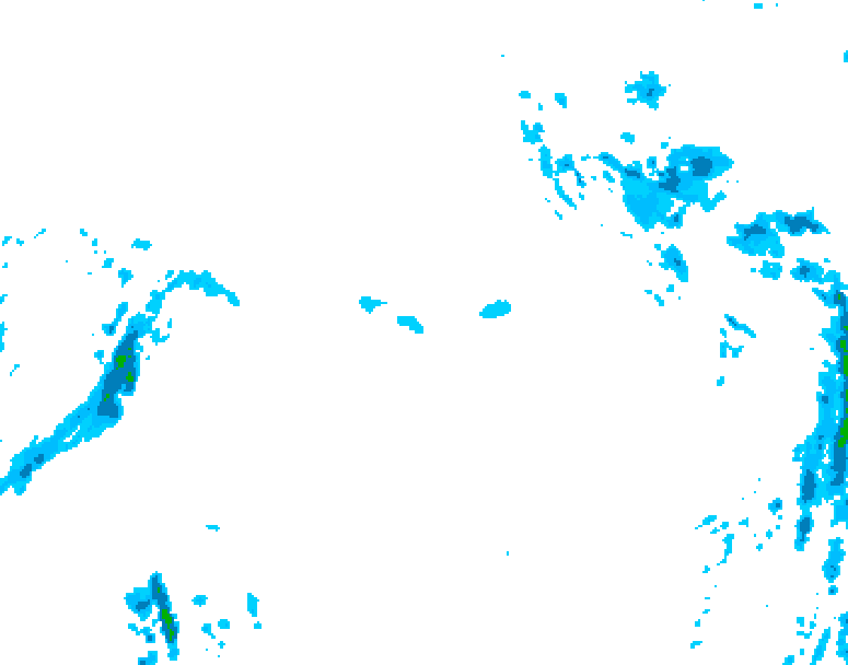 GDPS precipitation 198 hour forecast chart for Canada based on 2025/12/22 1200Z data