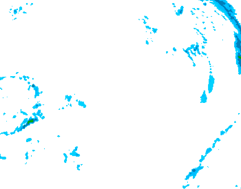 GDPS precipitation 234 hour forecast chart for Canada based on 2025/12/22 1200Z data