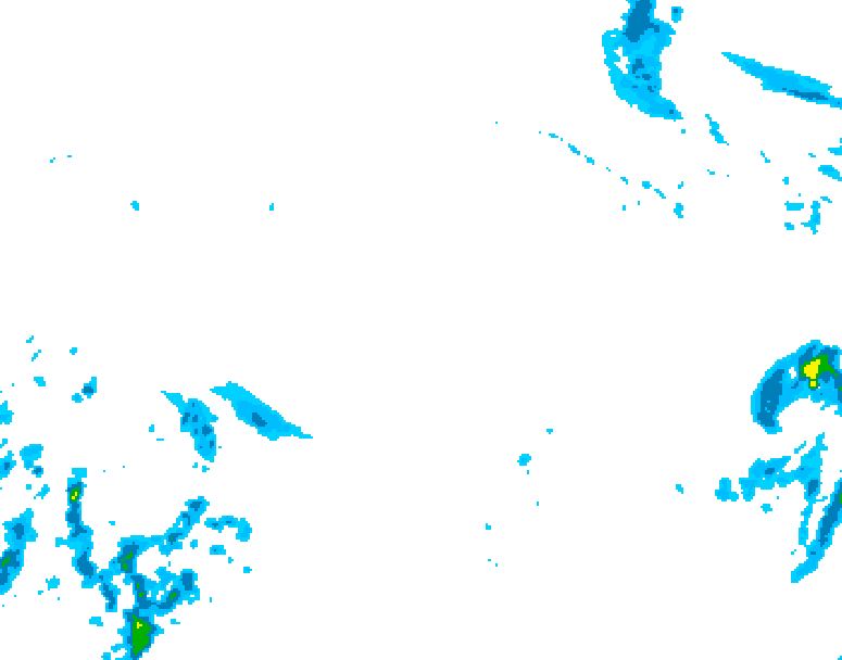 GDPS precipitation 048 hour forecast chart for Canada based on 2025/12/23 0000Z data