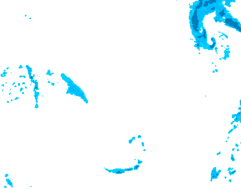 GDPS precipitation 216 hour forecast chart for Canada based on 2025/12/23 0000Z data
