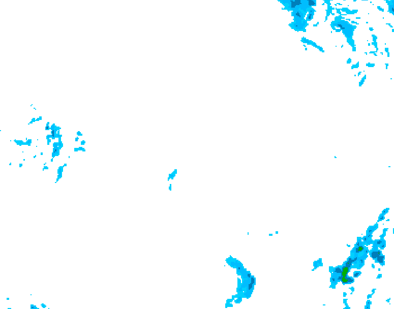 GDPS precipitation 228 hour forecast chart for Canada based on 2025/12/23 0000Z data