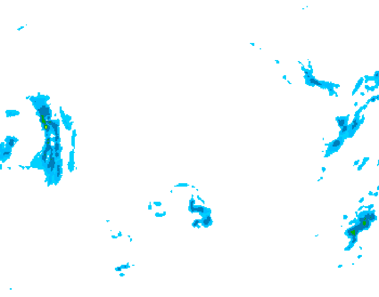 GDPS precipitation 108 hour forecast chart for Canada based on 2025/12/23 1200Z data
