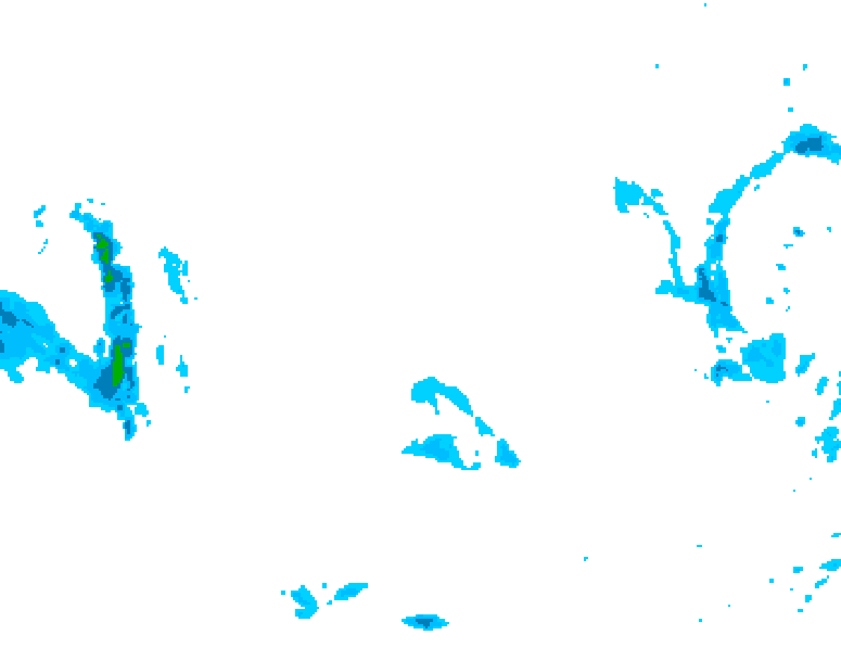 GDPS precipitation 120 hour forecast chart for Canada based on 2025/12/23 1200Z data