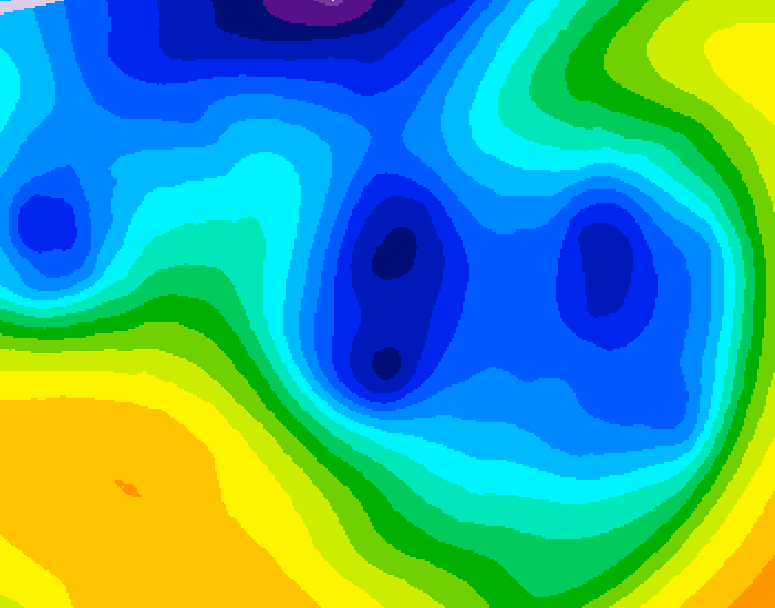 GDPS 500 millibar geopotential height 168 hour forecast chart for Canada based on 2025/12/24 0000Z data