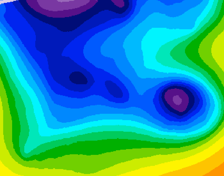 GDPS 500 millibar geopotential height 240 hour forecast chart for Canada based on 2025/12/24 0000Z data