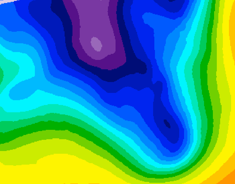 GDPS 500 millibar geopotential height 204 hour forecast chart for Canada based on 2025/12/24 1200Z data