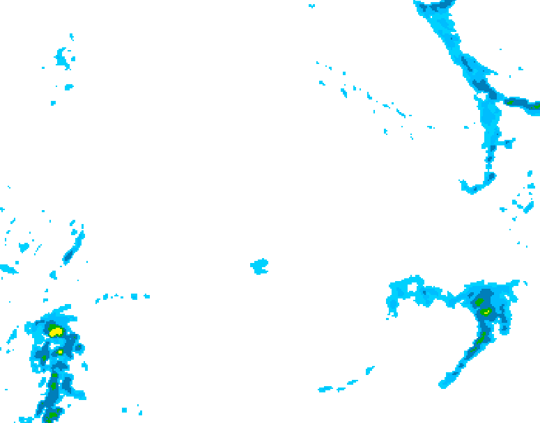 GDPS precipitation 006 hour forecast chart for Canada based on 2025/12/24 0000Z data