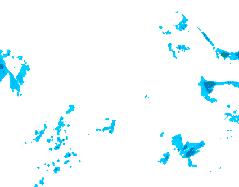 GDPS precipitation 078 hour forecast chart for Canada based on 2025/12/24 0000Z data