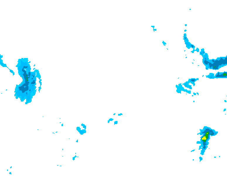 GDPS precipitation 090 hour forecast chart for Canada based on 2025/12/24 0000Z data