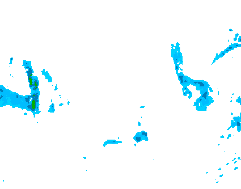 GDPS precipitation 108 hour forecast chart for Canada based on 2025/12/24 0000Z data