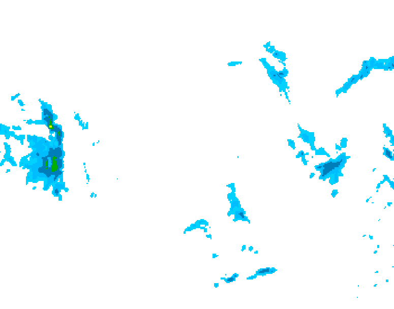 GDPS precipitation 114 hour forecast chart for Canada based on 2025/12/24 0000Z data