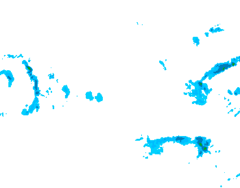 GDPS precipitation 138 hour forecast chart for Canada based on 2025/12/24 0000Z data