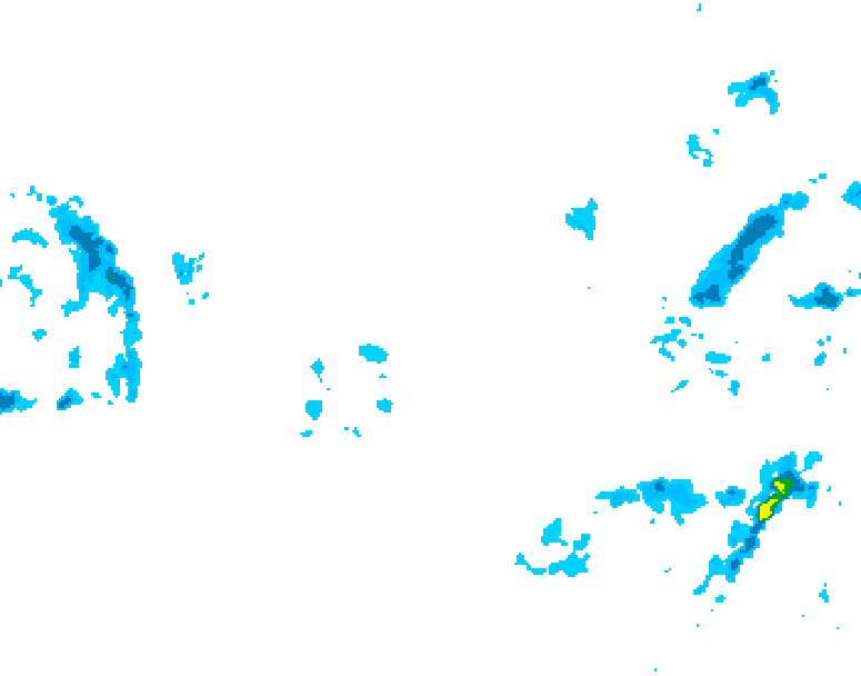GDPS precipitation 144 hour forecast chart for Canada based on 2025/12/24 0000Z data