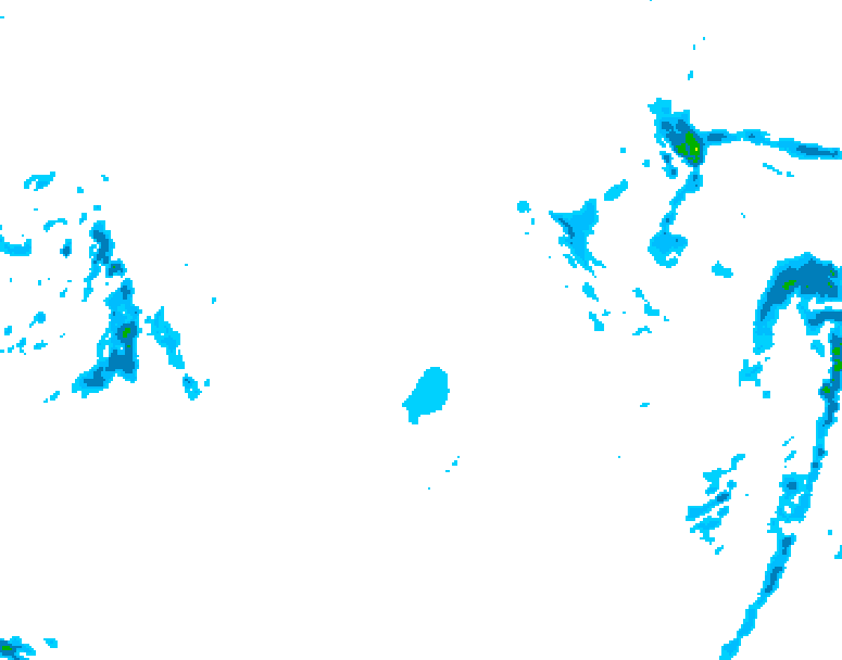 GDPS precipitation 162 hour forecast chart for Canada based on 2025/12/24 0000Z data