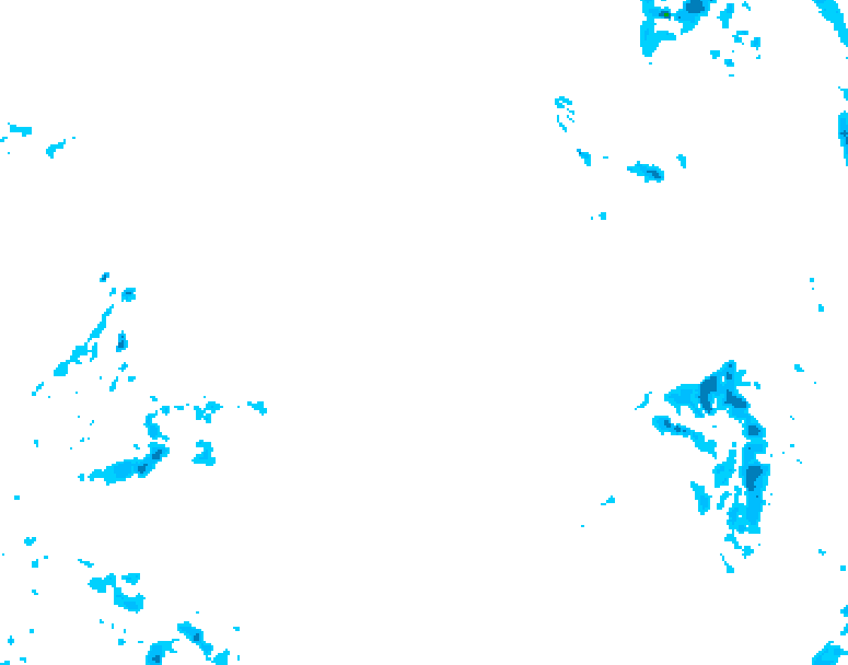 GDPS precipitation 210 hour forecast chart for Canada based on 2025/12/24 0000Z data