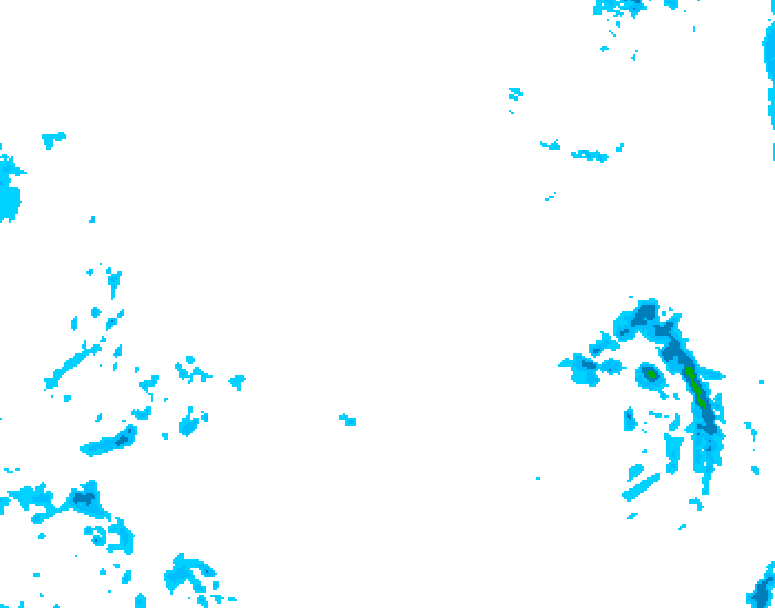 GDPS precipitation 216 hour forecast chart for Canada based on 2025/12/24 0000Z data