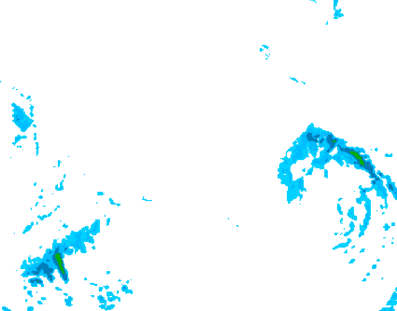 GDPS precipitation 228 hour forecast chart for Canada based on 2025/12/24 0000Z data